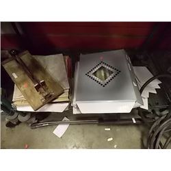 SHELF - FULL OF TILES - WITH CUTTER TOO