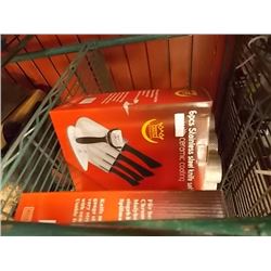 NEW KNIFE SET  - GERMAN STEEL WITH CERAMIC COATING - 6PC