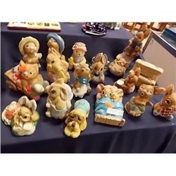 BUNNY COLLECTABLES - 18PC TTL