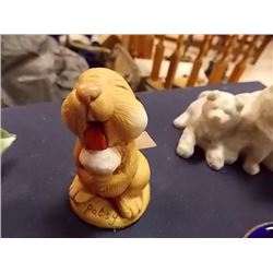 MOORCROFT HAND PAINTED BUNNY