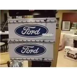 PACKAGE OF NOVELTY LICENSE PLATES -2 PER LOT- FORD