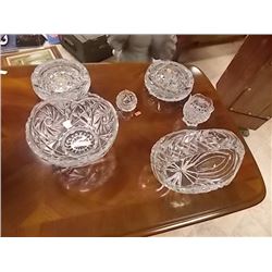 PIN WHEELS CRYSTAL - 5 & MORE- 8 PC TTL