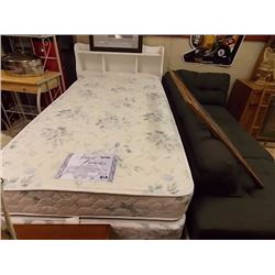 NEW WHITE CAPTAINS BED - MATTRESS NOT INCLUDED