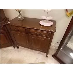 MAHOGANY SIDE BOARD - 2 DRAWER - 2 DOOR