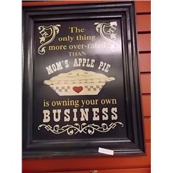 MOM'S APPLE PIE SIGN