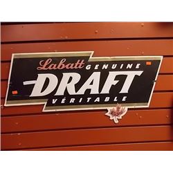 BREWERS MEMORABILIA - LABATT'S GENUINE DRAFT - METAL
