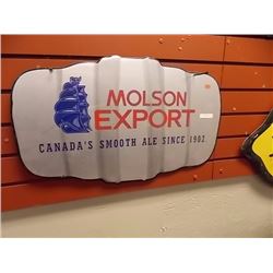 BREWERS MEMORABILIA - METAL - MOLSON EXPORT