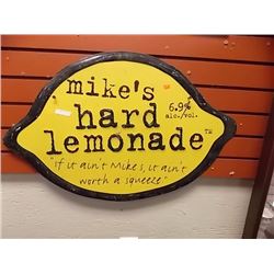 BREWERS MEMORABILIA - METAL - MIKE'S HARD LEMONADE