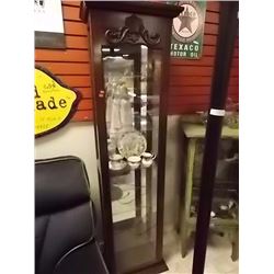 MAHOGANY CURIO CABINET