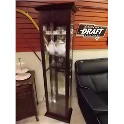 MAHOGANY CURIO CABINET