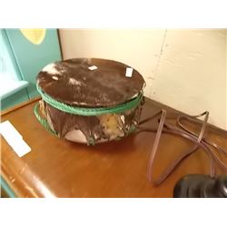 FIRST NATIONS ANIMAL SKIN DRUM