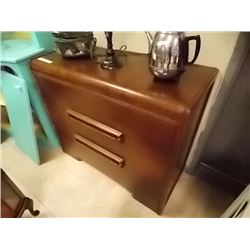 WALLNUT DRESSER - 2 DRAWER