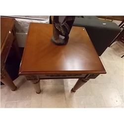 NEW MAHOGANY END TABLE