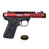 Image 1 : RED Ruger 22/45 Lite .22LR Pistol, 4.4" 1/2-28 Threaded BRL, NEW IN BOX, #3910