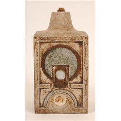 A Troika Lamp Base, signed and initialled A W, 23 cm See illustration