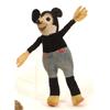Image 1 : A Deans Rag Book Mickey Mouse Figure, with glass eyes and felt hands, (tail missing) 17 cm See illu