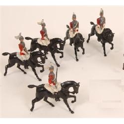 A Set of Britains Mounted Horse Guards (5) See illustration