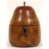 Image 1 : A Treen Tea Caddy, in the form of a pear, 14 cm See illustration