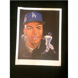 TOM DAVIS BASEBALL PORTRAIT 8" X 10" PHOTO