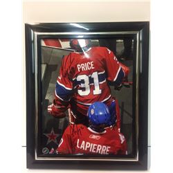 CAREY PRICE & IAN LAPIERE SIGNED 8" X 10" FRAMED PHOTO