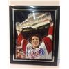 Image 1 : LUC ROBITAILLE SIGNED 8" X 10" FRAMED PHOTO