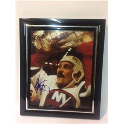 BRYAN TROTTIER SIGNED 8" X 10" FRAMED PHOTO