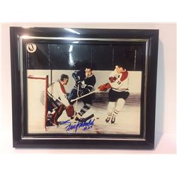 FRANK MAHOVOLICH SIGNED 8" X 10" FRAMED PHOTO