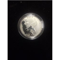 2015 TWENTY DOLLAR .9999 FINE SILVER SUPERMAN COIN