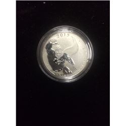 2015 TWENTY DOLLAR .9999 FINE SILVER SUPERMAN COIN