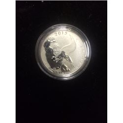 2015 TWENTY DOLLAR .9999 FINE SILVER SUPERMAN COIN