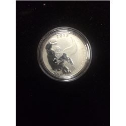 2015 TWENTY DOLLAR .9999 FINE SILVER SUPERMAN COIN