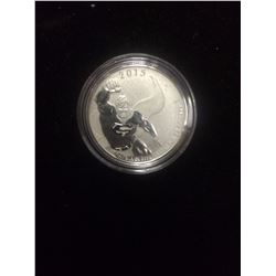 2015 TWENTY DOLLAR .9999 FINE SILVER SUPERMAN COIN