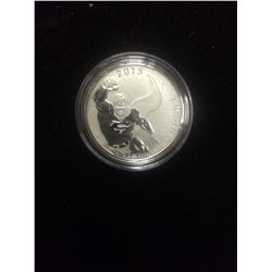 2015 TWENTY DOLLAR .9999 FINE SILVER SUPERMAN COIN