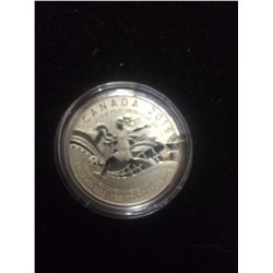 2015 TWENTY DOLLAR .9999 FINE SILVER WOMENS SOCCER CANADIAN COIN