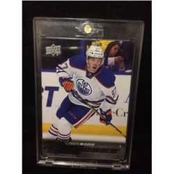 CONNOR MCDAVID UPPER DECK YOUNG GUNS HOCKEY TRADING CARD