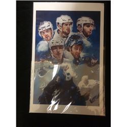 VANCOUVER CANUCKS TEAM PLAYERS 11" x 18" PRINT