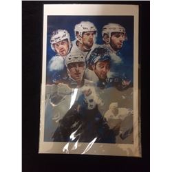 VANCOUVER CANUCKS TEAM PLAYERS 11" x 18" PRINT