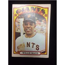 1972 WILLIE MAYS TOPPS #49 BASEBALL TRADING CARD