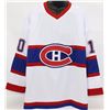 Image 3 : HENRI RICHARD, JEAN BELIVEAU, YVAN COURNOYER SIGNED CANADIANS "10 CUPS CLUB" JERSEY (JSA COA)