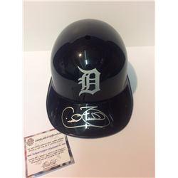CECIL FIELDER SIGNED DETROIT TIGERS BATTING HELMET (SCHWARTZ COA)