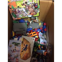 LARGE LEGO LOT W/ XTREME SPORTS MOUNTAIN