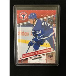 AUSTON MATTHEWS UPPER DECK ROOKIE HOCKEY TRADING CARD