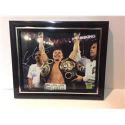 GENNADY GOLOVKIN "GGG" SIGNED 8" X 10" FRAMED PHOTO