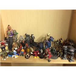 CLASSIC ACTION FIGURE SHELF LOT