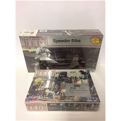 RETURN OF THE JEDI SPEEDER BIKE & ALL TERRAIN SCOUT TRANSPORT IN BOX (BRAND NEW)