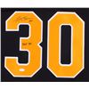 Image 2 : GERRY CHEEVERS SIGNED BRUINS JERSEY W/ INSCRIBED "HOF 85" (JSA COA)