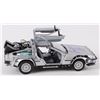 Image 2 : Christopher Lloyd Dual Signed "Back to the Future II" DeLorean Time Machine 1:24 Diecast Car (PSA Ho