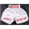 Image 1 : JAMES "BUSTER" DOUGLAS SIGNED BOXING SHORTS (MAB HOLOGRAM)