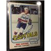 Image 1 : MIKE GARTNER SIGNED ROOKIE HOCKEY TRADING CARD