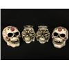 Image 1 : SKULL CANDLE HOLDER LOT